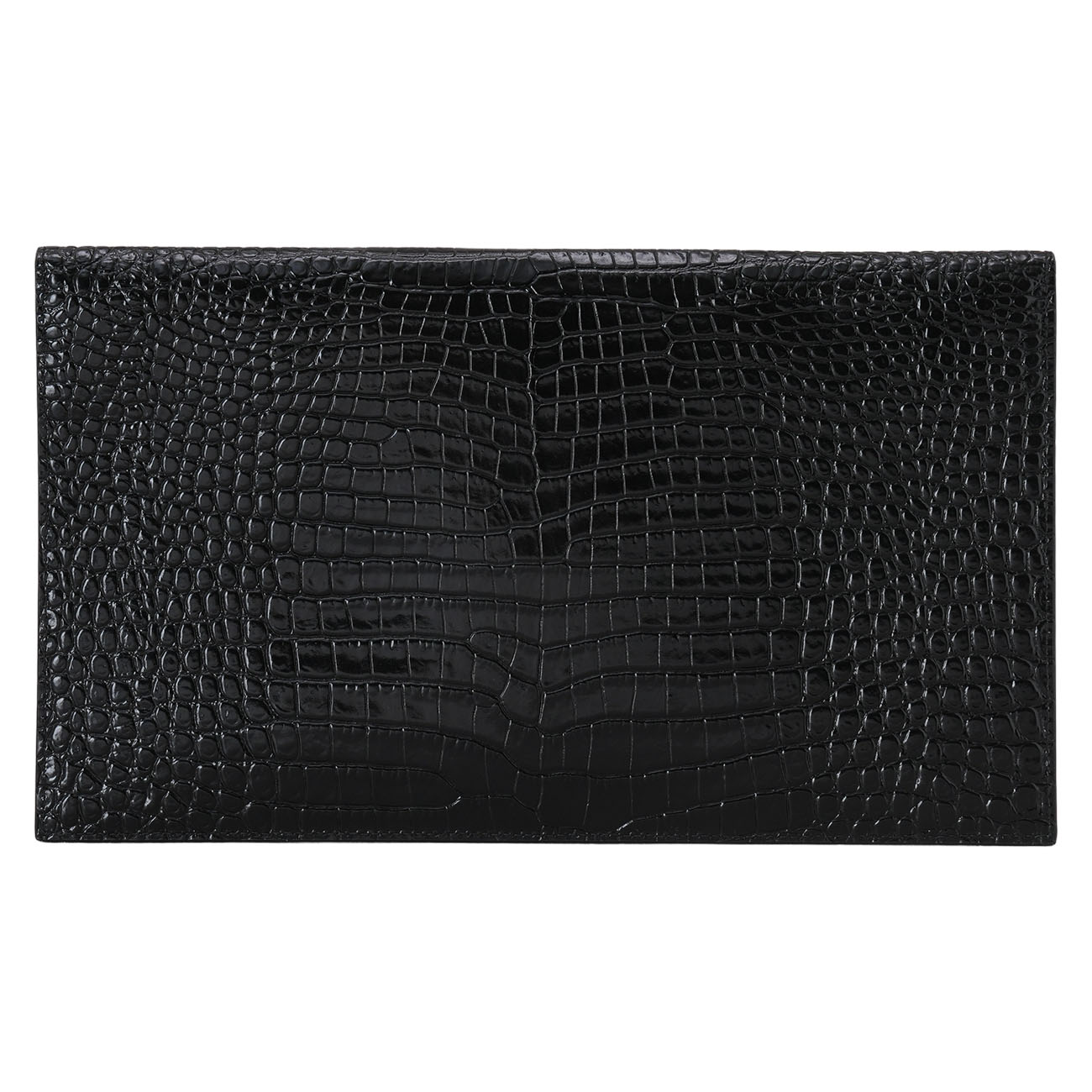YVES SAINT LAURENT(USED)생로랑 565739 크로커다일 업타운 파우치